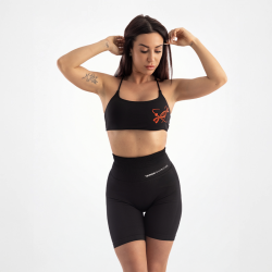 Shorts Seamless Donna Nero