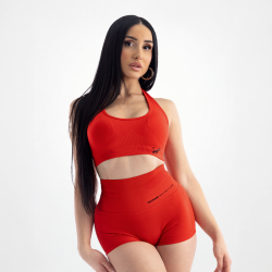 Women's Seamless Top Red
