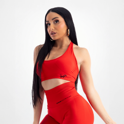 Women's Seamless Top Red