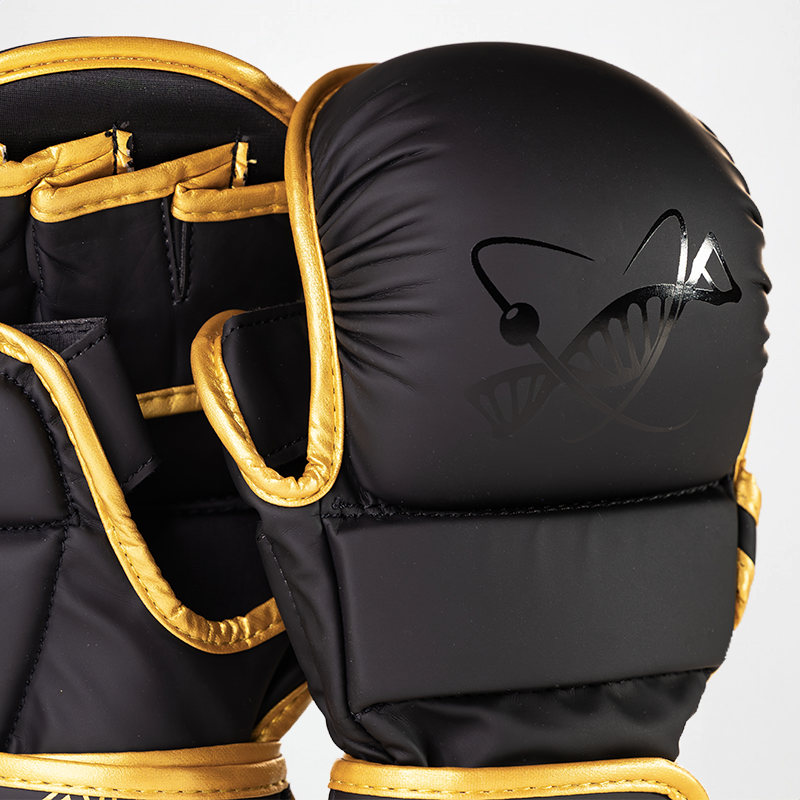 Gold MMA Sparring Gloves - Tsunami Nutrition
