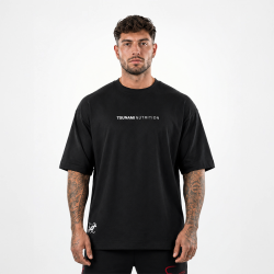 Tsunami Men's Box Logo Oversize T-Shirt Black