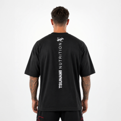 Black Oversized Tsunami T-shirt