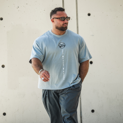 Koszulka oversize "LET ME TRAIN ALONE