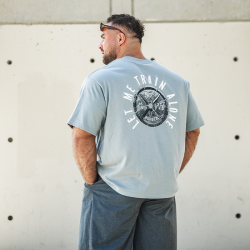 Koszulka oversize "LET ME TRAIN ALONE