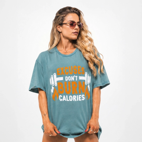 Vintage T-Shirt "EXCUSES DON'T BURN CALORIES"