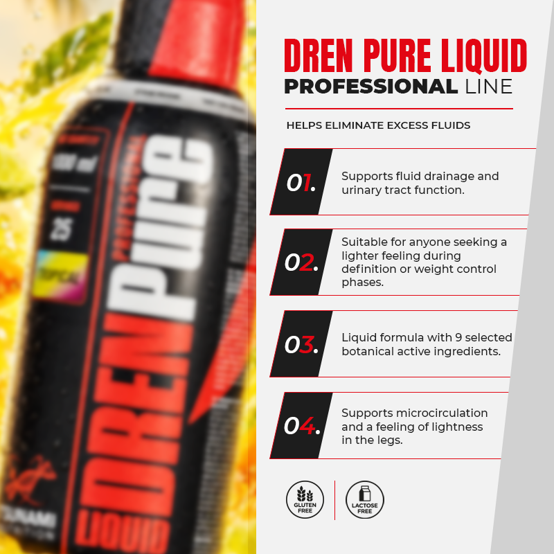 Dren Pure Liquid Professional 1000 ml - Tropical Flavor