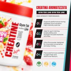 Gym Tok Line Flavored Creatine - Limited Edition 200 g