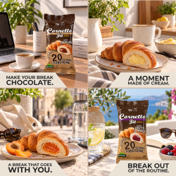 Cornetto Stuffed Fit Protein 60 g - 6 Flavors