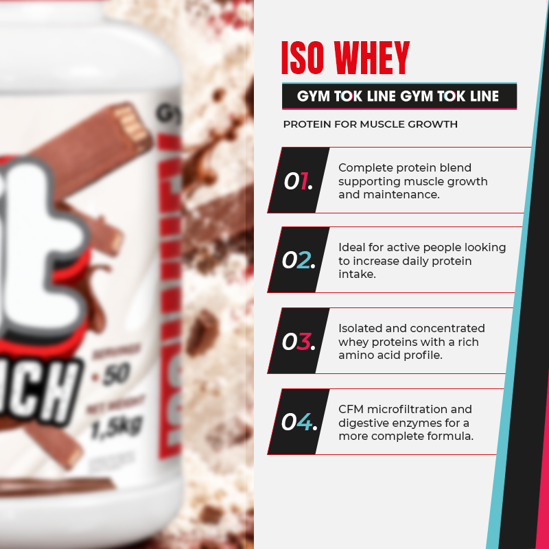 Iso Whey Gym Tok Line - Limited Edition 1.5 Kg