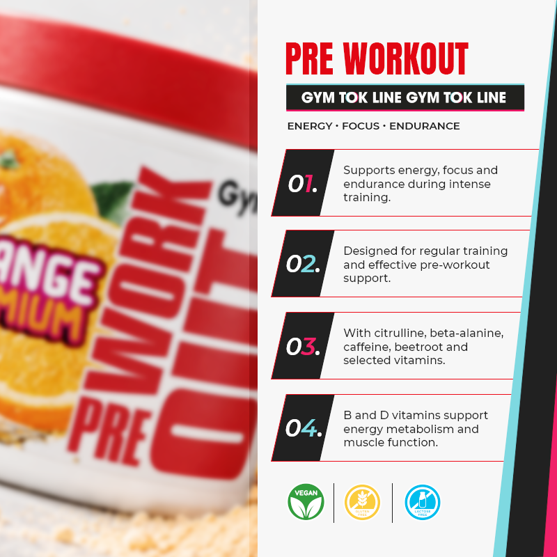 Pre Workout Gym Tok Line