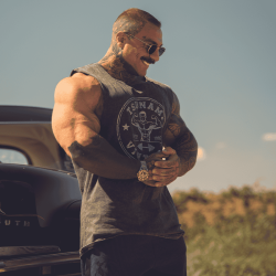 Tsunami Vintage Double Biceps Tank Top
