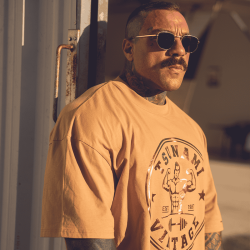 Tsunami Vintage Double Biceps Oversized T-Shirt