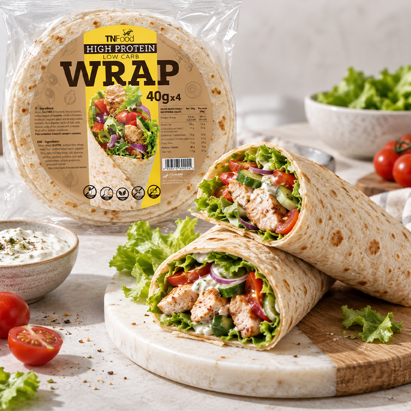 Protein wrap low carb 4x40g