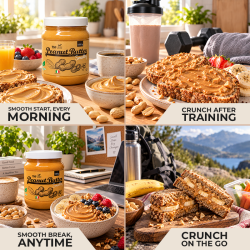 Beurre de Cacahuète Crunchy 1000 g