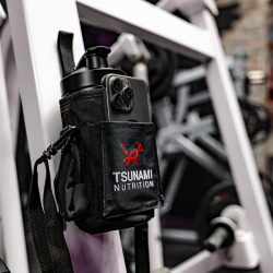 Tsunami Nutrition Magnetic Water Bottle Holder - Black