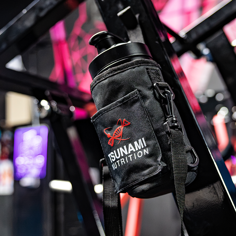 Tsunami Nutrition Magnetic Water Bottle Holder - Black