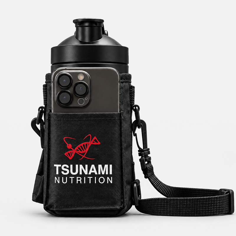 Tsunami Nutrition Magnetic Water Bottle Holder - Black