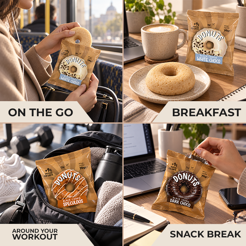 Donuts 70 g - 4 TASTES - BOX OF 15 Pcs.