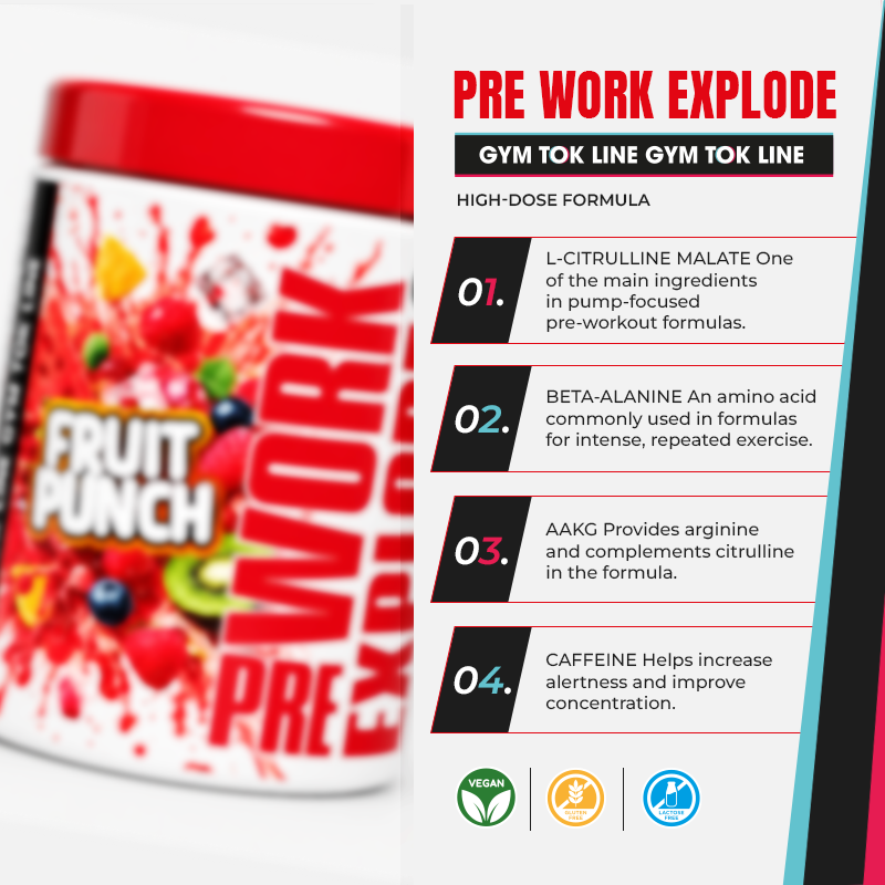 Pre Work Explode Gym Tok Line 500 g