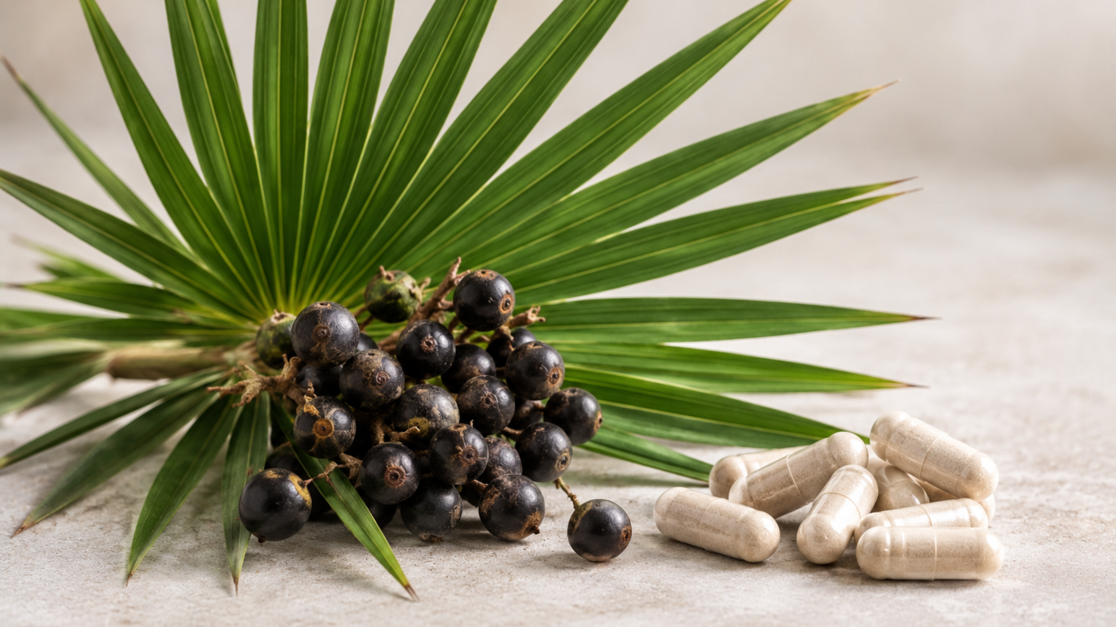 Saw Palmetto: Properties, Active Compounds, Prostate Health, and Use in Sports